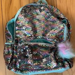 Brand new sequined backpack